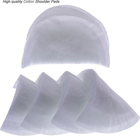 منصات الكتف الخياطة سمك 2.3 سم (8 أزواج) رغوة الإسفنج وسادة القطن سميكة محسن دفع ما يصل مجموعة في الملابس المغطاة لوازم الخياطة للنساء الرجال الملابس السترة دعوى تي شيرت المنحدرة أكتاف عالية منخفضة in Kuwait