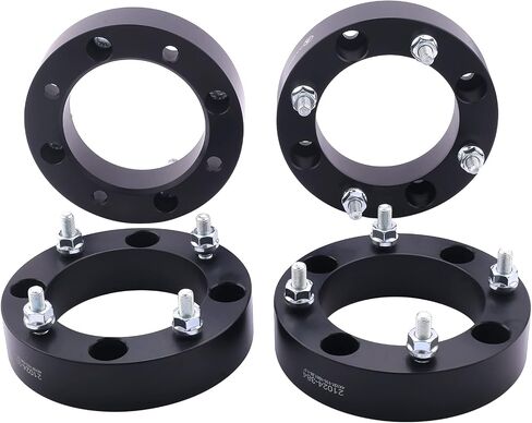 VLAOSCHI Black Forged 4x137 ATV Wheel Spacers 1 Inch with 12x1.25 Studs Compatible with Kawasaki 4 Lug for Mule 2020 2500 2510 2520 3000 4000 4010 Trans PRODX PROFX Teryx4 Teryx 750 800 - Pack of 2 in Saudi Arabia