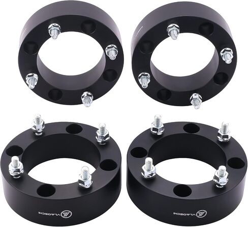 VLAOSCHI Black Forged 4x137 ATV Wheel Spacers 1 Inch with 12x1.25 Studs Compatible with Kawasaki 4 Lug for Mule 2020 2500 2510 2520 3000 4000 4010 Trans PRODX PROFX Teryx4 Teryx 750 800 - Pack of 2 in Saudi Arabia