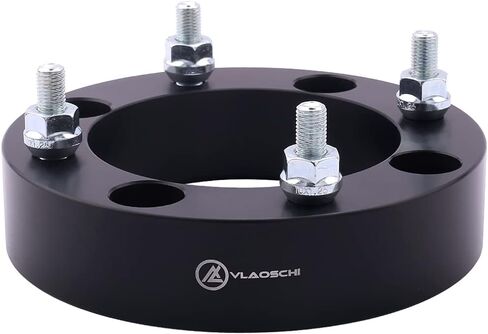 VLAOSCHI Black Forged 4x137 ATV Wheel Spacers 1 Inch with 12x1.25 Studs Compatible with Kawasaki 4 Lug for Mule 2020 2500 2510 2520 3000 4000 4010 Trans PRODX PROFX Teryx4 Teryx 750 800 - Pack of 2 in Saudi Arabia