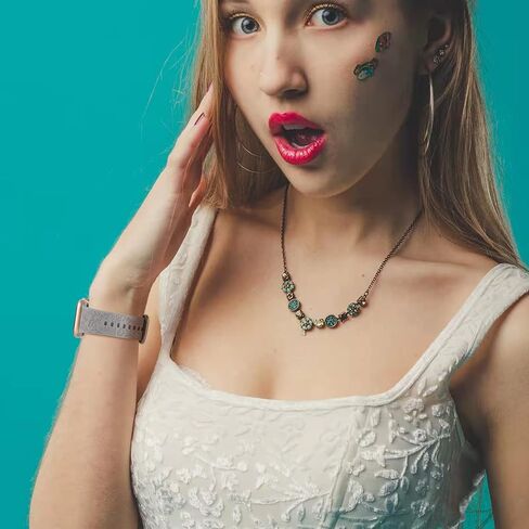 2 Pack Flower Engraved Sport Strap Compatible with Apple Watch Bands 38mm 40mm 41mm, Women Floral Laser Soft Silicone Wristband Replacement iWatch Series 8 7 6 5 4 3 2 1 SE in Kuwait