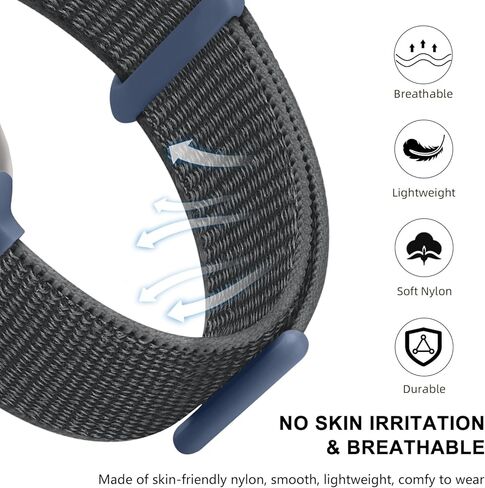 3Pack Band Compatible for Apple Watch Band 38mm 40mm 41mm 42mm 44mm 45mm 49mm Women Men, Breathable Braided Woven Fabric Nylon Sport Loop Replacement Strap for iwatch SE Ultra Series 9 8 7 6 5 4 3 2 1 in Saudi Arabia