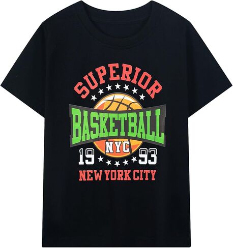 Kids Boy Short Sleeve Graphic Tees Cotton Casual Easter Summer Tops T-Shirts Packs in Saudi Arabia