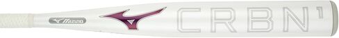 Mizuno CRBN1 - Fastpitch Softball Bat (-13) | Womens Composite Fast Pitch BAT | White-Black | 32 INCHES (3200) in Saudi Arabia