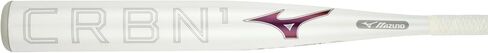 Mizuno CRBN1 - Fastpitch Softball Bat (-13) | Womens Composite Fast Pitch BAT | White-Black | 32 INCHES (3200) in Saudi Arabia