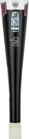 Mizuno CRBN1 - Fastpitch Softball Bat (-9) | Womens Composite Fast Pitch BAT | White-Black | 34 INCHES (3400) in Saudi Arabia