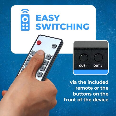 OREI 4K HDMI Matrix Switch 4 X 2, Switcher 18G UltraHD with Arc Supports Upto 4K @ 60Hz & 1080P IR Audio Extractor Arc EDID HDCP 2.- Remote Control - Full Matrix Selection in Saudi Arabia