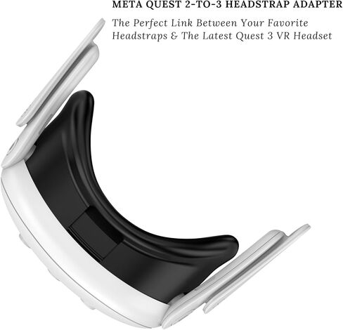 محول حزام لـ Meta Quest 2 أشرطة على Quest 3 محولات حزام الرأس العالمية تربط مهمتك 2 و3 أحزمة الرأس بسهولة in Kuwait