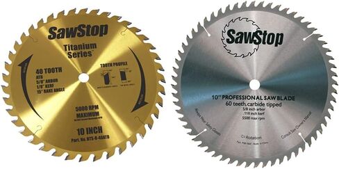 SawStop Titanium Series Premium Woodworking Blade - 40 Tooth BTS-R-40ATB in Saudi Arabia