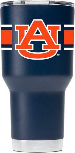 كوب Gametime Sidekicks Auburn بسعة 30 أونصة - مرخص رسميًا، من الفولاذ المقاوم للصدأ 18/8، بجدار مزدوج، معزول بالفراغ، شعارات مطبوعة بالأشعة فوق البنفسجية LED، بدون عرق، يبقى ساخنًا/باردًا - 360 التفاف in Saudi Arabia
