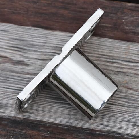 NovelBee 4pcs 90 Degree Boat Rectangle Bases,1" 25mm Marine Hand Rail Fittings Hardware 316 Stainless Steel Boat Accesssory in Saudi Arabia