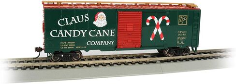 Bachmann Trains - 40' Box Car - Claus Candy Cane CO - HO Scale in Saudi Arabia