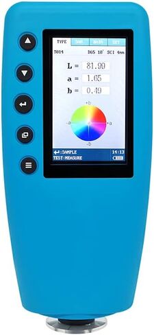 مقياس الألوان المحمول محلل الألوان الرقمية الدقيقة مختبر مقياس الألوان فاحص فرق اللون متر TFT اللون عرض عيار 4 مللي متر in Kuwait