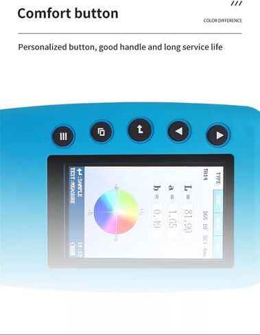 مقياس الألوان المحمول محلل الألوان الرقمية الدقيقة مختبر مقياس الألوان فاحص فرق اللون متر TFT اللون عرض عيار 4 مللي متر in Kuwait