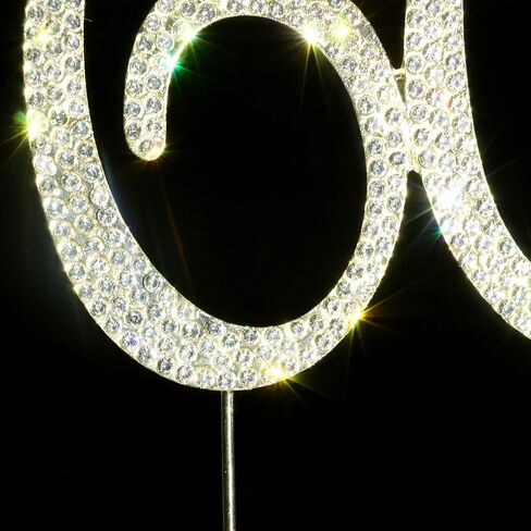 Scotamalone15 Cake Topper Premium Bling Rhinestone Diamond Gems in Saudi Arabia