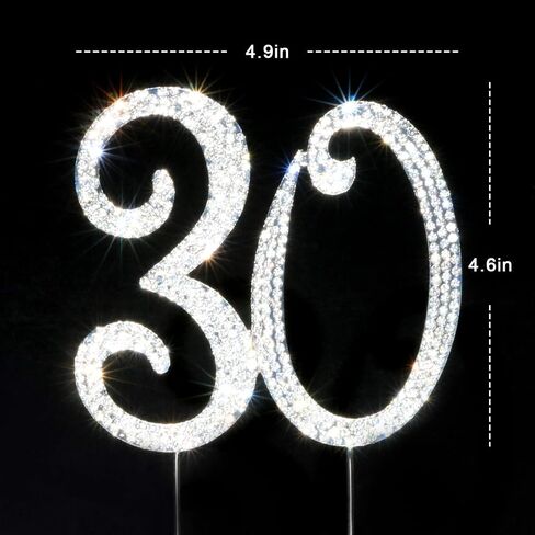 Scotamalone15 Cake Topper Premium Bling Rhinestone Diamond Gems in Saudi Arabia