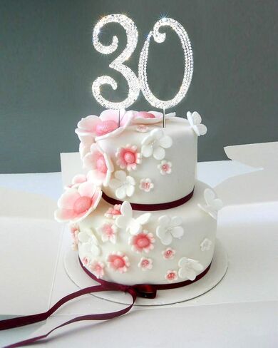 Scotamalone15 Cake Topper Premium Bling Rhinestone Diamond Gems in Saudi Arabia