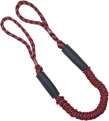 Bling Bling Bungee Dock Line Mooring Rope 3.5 ft Black 2 Pack in Saudi Arabia
