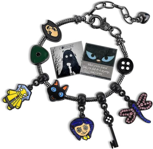 FANCIBAND كورالاين البضائع الفولاذ المقاوم للصدأ أساور سحرية للنساء DIY بها بنفسك الكرتون ثعبان سلسلة سوار لحفلة عيد ميلاد هدايا الهالوين in Kuwait