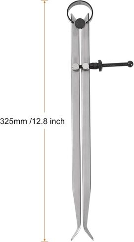 Spring Joint Caliper 12 inch / 300mm Adjustable Spring Inside Caliper with Solid Nut for Wood Turning Lathe Work in Saudi Arabia