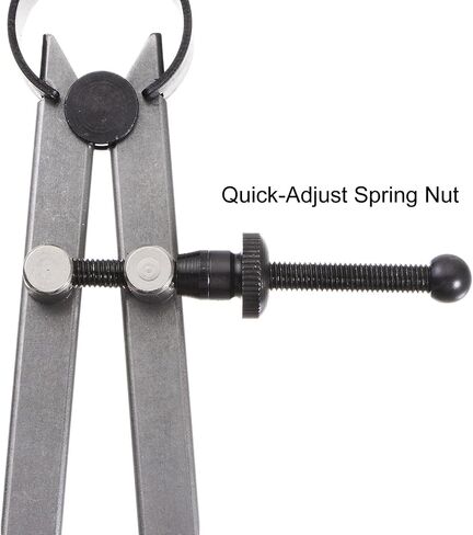 Spring Joint Caliper 12 inch / 300mm Adjustable Spring Inside Caliper with Solid Nut for Wood Turning Lathe Work in Saudi Arabia