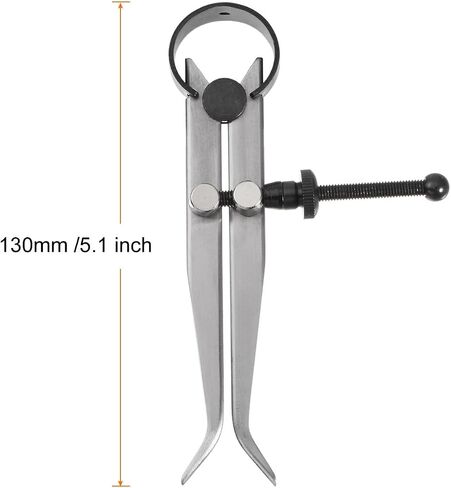 Spring Joint Caliper 12 inch / 300mm Adjustable Spring Inside Caliper with Solid Nut for Wood Turning Lathe Work in Saudi Arabia