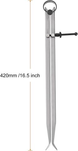 Spring Joint Caliper 12 inch / 300mm Adjustable Spring Inside Caliper with Solid Nut for Wood Turning Lathe Work in Saudi Arabia