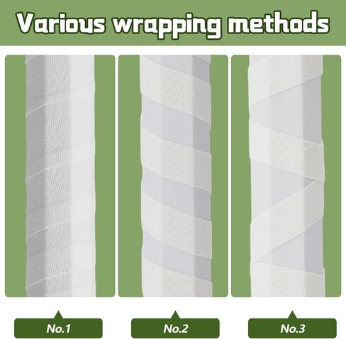 12 Rolls 30 ft Lacrosse Tape 1 Inch and 1/2 Inch Non Pre Cut Lacrosse Stick Tape Cotton Sweat Absorbent Lacrosse Tape for Stick (Black, White) in Saudi Arabia