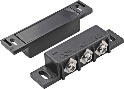 5 مجموعات من مفاتيح القصب المغناطيسي، مفتاح الباب المغناطيسي/مفتاح الاتصال المغناطيسي/فتح عادي مغلق NC بدون باب إنذار لأمان النافذة، لإضاءة DC 5V 12V 24V in Kuwait