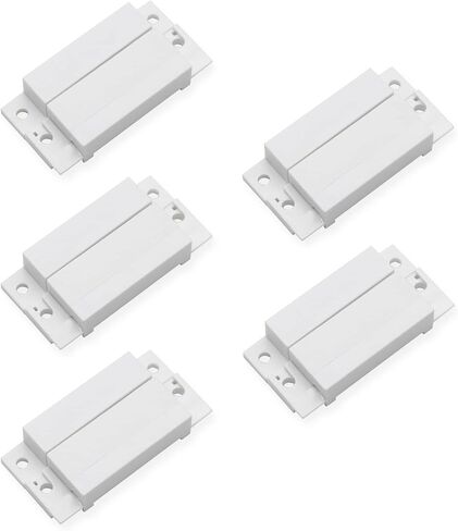 Magnetic Reed Switch NC NO COM Surface Mount Wired Door Window Contact Sensor with Cover for Home Security and Burglar Alarm Systems MC-31 5pcs in Saudi Arabia