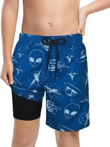 LUCOWEE Boys Swim Trunks Soft Boxers Lined no Chafe Swimsuit Bathing Shorts Sandless Quick Dry UPF 50+ Functional Drawstring in Saudi Arabia