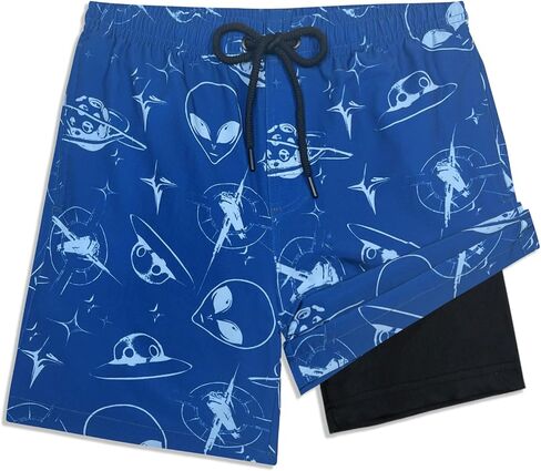 LUCOWEE Boys Swim Trunks Soft Boxers Lined no Chafe Swimsuit Bathing Shorts Sandless Quick Dry UPF 50+ Functional Drawstring in Saudi Arabia