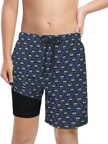 LUCOWEE Boys Swim Trunks Soft Boxers Lined no Chafe Swimsuit Bathing Shorts Sandless Quick Dry UPF 50+ Functional Drawstring in Saudi Arabia