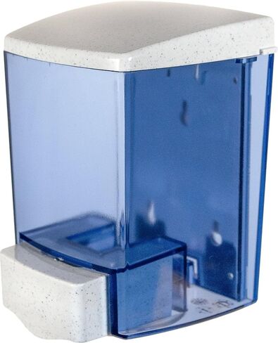 San Jamar S30TBL Classic Bulk Liquid/Lotion Soap & Hand Sanitizer Dispenser, 30 oz. Capacity, Arctic Blue in Saudi Arabia