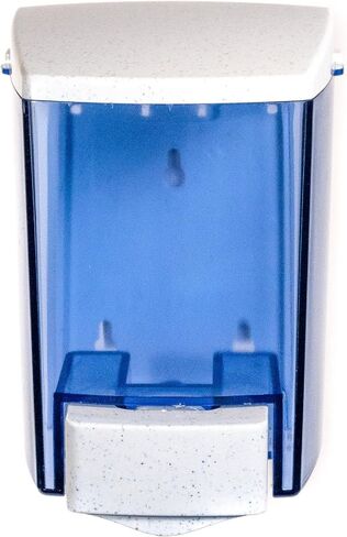 San Jamar S30TBL Classic Bulk Liquid/Lotion Soap & Hand Sanitizer Dispenser, 30 oz. Capacity, Arctic Blue in Saudi Arabia