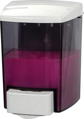 San Jamar S30TBL Classic Bulk Liquid/Lotion Soap & Hand Sanitizer Dispenser, 30 oz. Capacity, Arctic Blue in Saudi Arabia