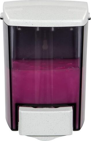 San Jamar S30TBL Classic Bulk Liquid/Lotion Soap & Hand Sanitizer Dispenser, 30 oz. Capacity, Arctic Blue in Saudi Arabia