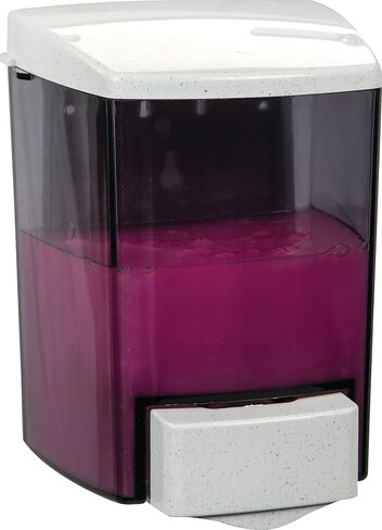 San Jamar S30TBL Classic Bulk Liquid/Lotion Soap & Hand Sanitizer Dispenser, 30 oz. Capacity, Arctic Blue in Saudi Arabia