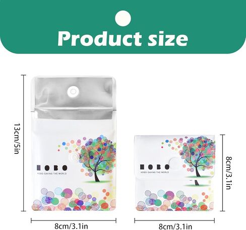 جيب منفضة سجائر الحقيبة مقاومة للحريق PVC، 4 قطع منفضة سجائر محمولة قابلة لإعادة الاستخدام مع غطاء مقاوم للرائحة، منفضة سجائر لطيفة للسفر والتخلص من مؤخرة السجائر في الهواء الطلق للاستخدام في السفر بألوان متنوعة in Kuwait