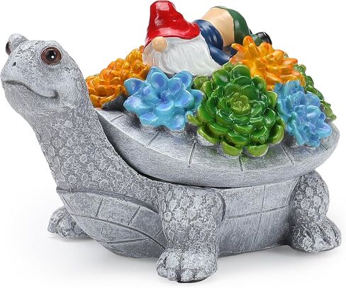 Ashtray, Turtle Ashtrays Ash Tray for Outside Patio, Smokeless Indoor Outdoor Ashtray with Lid Drunk Gnome Decor, Cute Cool Smoking Cigarettes Accessories Smokers Gifts for Men Women in Saudi Arabia