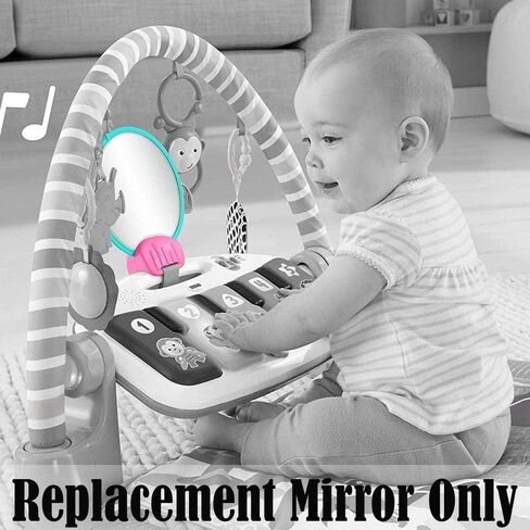Replacement Parts for Kick 'n Play Gym - FGG46 ~ Fisher-Price Kick 'n Play Piano Gym ~ Replacement Self-Discovery Mirror ~ Teal and Pink in Saudi Arabia