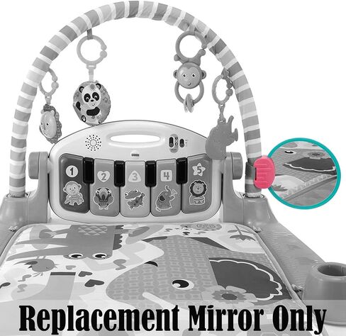 Replacement Parts for Kick 'n Play Gym - FGG46 ~ Fisher-Price Kick 'n Play Piano Gym ~ Replacement Self-Discovery Mirror ~ Teal and Pink in Saudi Arabia