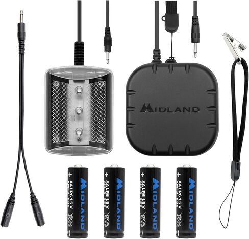 Midland® - مجموعة حزمة SBNDL - ضوء ستروب STR180 وهزاز وسادة SHKR100 مع كابل Y - تنبيه مرئي - جاهز للاستخدام - إشعار تنبيه الطوارئ in Saudi Arabia