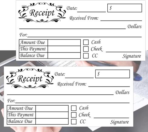 50 Sets Receipt Book Order Forms Pad 2 Part Carbonless 2.75 x 6 Inch Sales Receipt Form, Invoice Pad Invoice Book for Small Business in Saudi Arabia