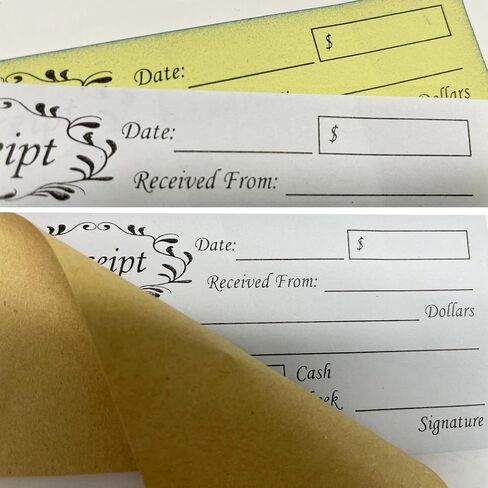 50 Sets Receipt Book Order Forms Pad 2 Part Carbonless 2.75 x 6 Inch Sales Receipt Form, Invoice Pad Invoice Book for Small Business in Saudi Arabia