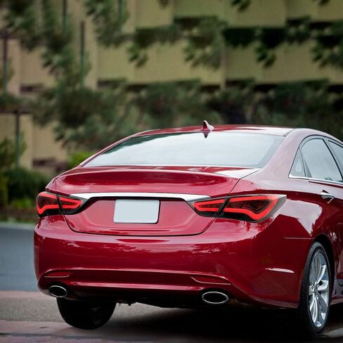 مصابيح خلفية LED من VLAND لسيارة Hyundai Sonata 2011 2012 2013 2014 (فقط للإصدار الأمريكي) (دخان)، غير مناسبة لـ 2013-2014 (2.0T/2.0T Limited) in Saudi Arabia