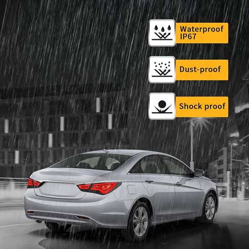 مصابيح خلفية LED من VLAND لسيارة Hyundai Sonata 2011 2012 2013 2014 (فقط للإصدار الأمريكي) (دخان)، غير مناسبة لـ 2013-2014 (2.0T/2.0T Limited) in Saudi Arabia