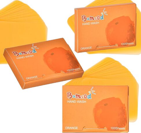 Bamsod Soap Sheets for Hand Washing Portable Travel Soap Sheets Camping Mini Soap, Portable Soap Sheets (jasmine, 3 boxes) in Saudi Arabia