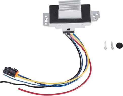 طقم مقاوم محرك منفاخ HVAC متوافق مع Chevy، GMC - Silverado، Tahoe، Suburban، Avalanche، Sierra، Yukon XL Rplace # 15-81773، 15-80567، 89018778، 89019351، 19260762 in Kuwait