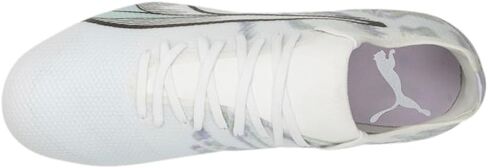 حذاء PUMA للسيدات Ultra Match Brilliance Firm Ground/Ag لكرة القدم، أرضية ثابتة - أبيض - مقاس 8 M in Saudi Arabia
